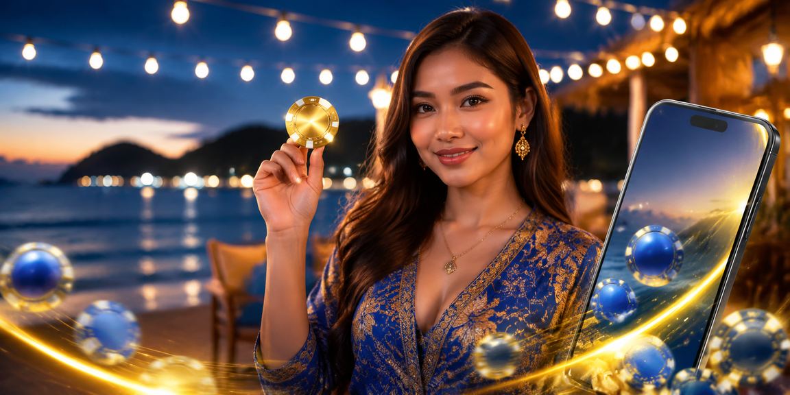 Pengguna mengakses loteri khozkutop6b melalui aplikasi mudah alih di Langkawi