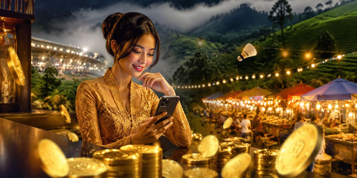 Pengguna Malaysia bermain kasino mudah alih khozkutop6b melalui telefon bimbit dengan pakaian kebaya
